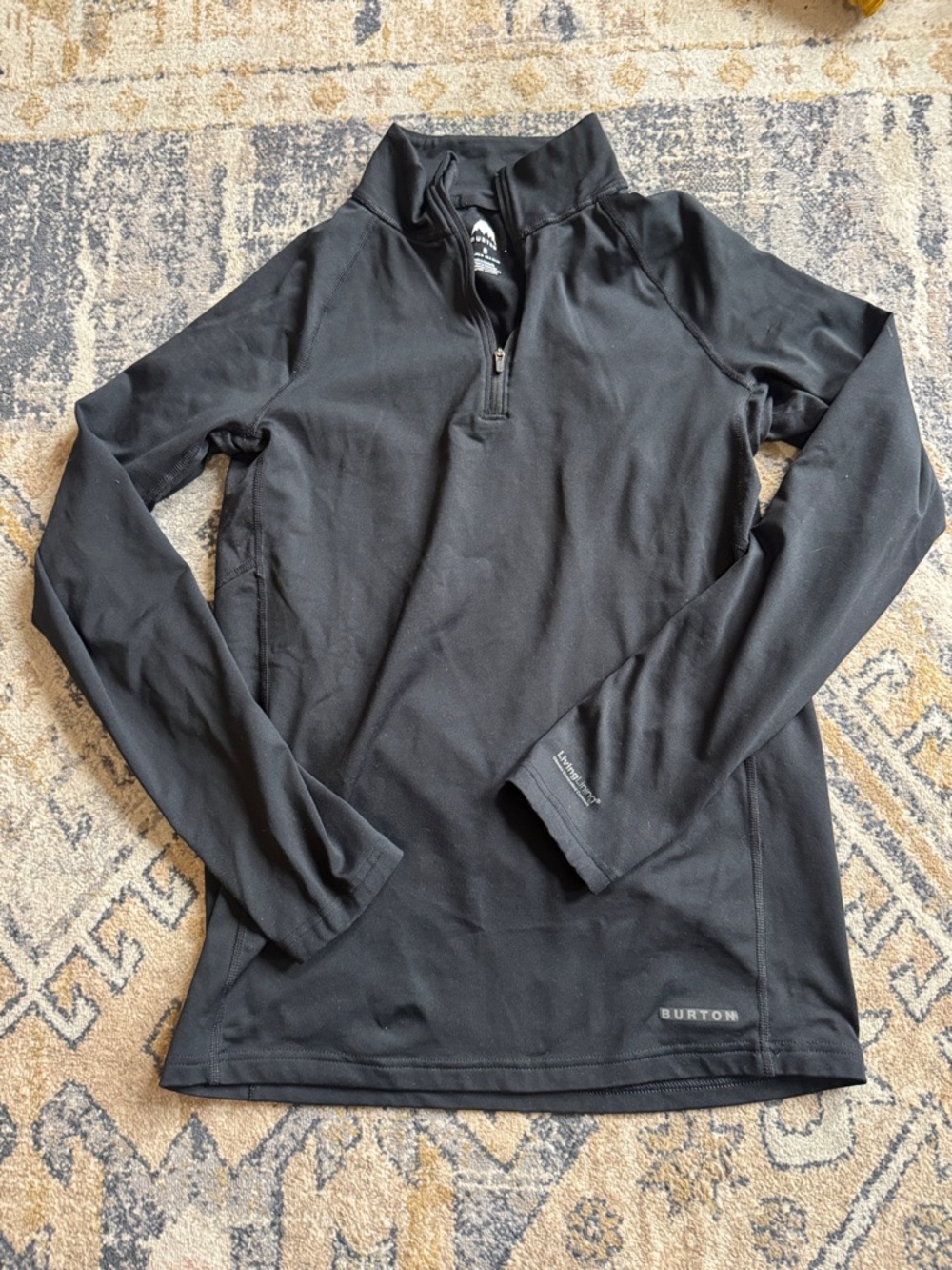 Burton Black Half-Zip Mock Neck Pullover